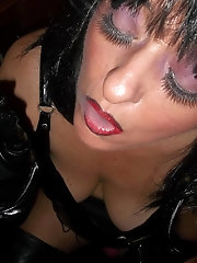 Pretty-looking aged GF is covered with jizz