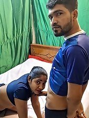 A seductive mature woman engages in sexual activity