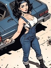 Extraordinary older woman experiencing an insatiable craving